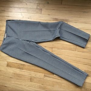 Michael Kors black & white houndstooth pants